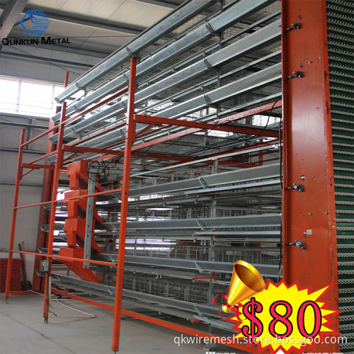 Hot-dipped Galvanized Chicken Cage